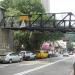 Peak Tram Bridge in Hong Kong city