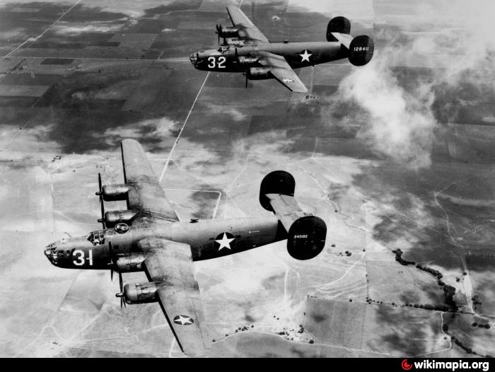 b 24 lunotto del bombardiere liberatore