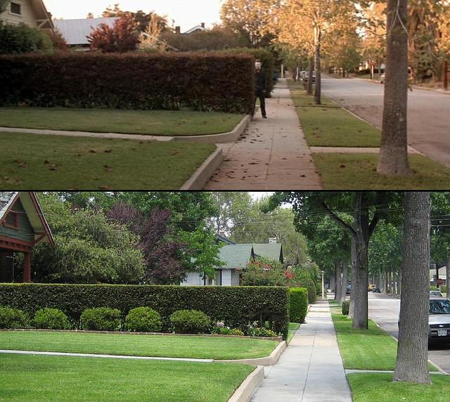 Area used in making Halloween (1978) South Pasadena, California