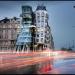 Dancing House Hotel (Ginger and Fred) in Prague city