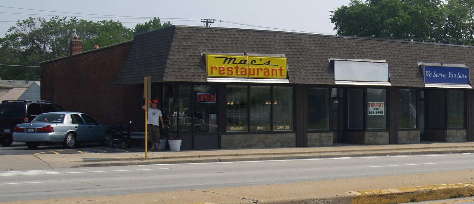 Macs Restaurant Park Ridge, Illinois