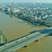 Peace Bridge in Frankfurt am Main city