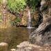 Temescal Waterfall in Los Angeles, California city