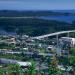 Fred Zharof Memorial Bridge in Kodiak,  Alaska city