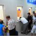 Auto station's ticket office. in Astrakhan city