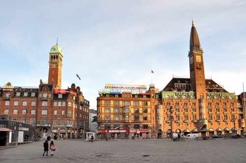 Rådhuspladsen Rathausplatz Kopenhagen