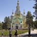 Svyato-Voznesensky (Saint Ascension) Russian Orthodox cathedral  in Almaty city