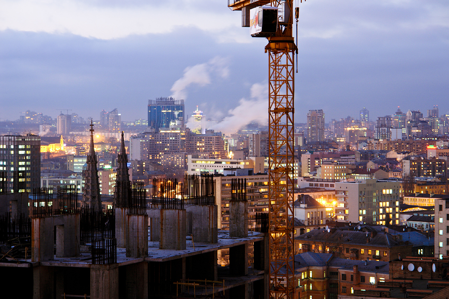 Nova Zabudova (New Building) Kyiv historic district