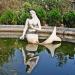 Small pond with Mermaid Sculpture