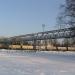 pedestrian overpass in Narva city