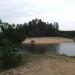 Пляж в городе Куровское