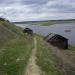 Старые амбары в городе Чердынь
