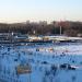 Площадка для отдыха со скамейками в городе Екатеринбург