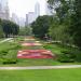 Grant Park Formal Garden in Chicago, Illinois city