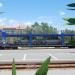 Gare trains auto couchette dans la ville de Fréjus