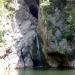 Средний агурский водопад в городе Сочи