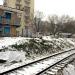 Снесенная будка дежурного по переезду в городе Москва