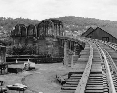 This photo is from West Virginia, but it helped to inspire the modeled steel viaduct.