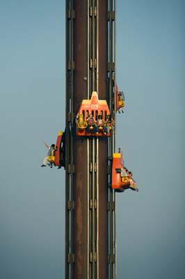 La Tour Eiffel, Hopi Hari, Elevador de 69 metros de altura.…