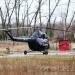 Military helicopter airfield near Chernobyl