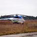 Military helicopter airfield near Chernobyl