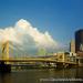 Rachel Carson Bridge in Pittsburgh, Pennsylvania city