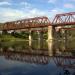 The railway bridge through the river Inya