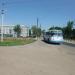 Железнодорожный переезд в городе Вышков