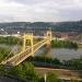 South Tenth Street Bridge in Pittsburgh, Pennsylvania city