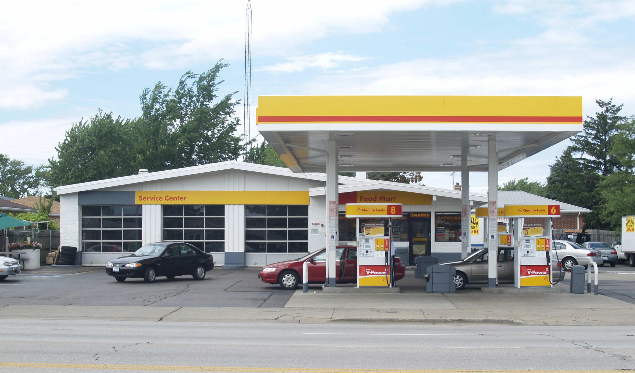 shell gas station