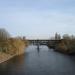 Railway bridge over the river Severn in Worcester city