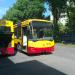 Bus Depot Redutowa in Warsaw city