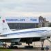 SST Tupolev Tu-144D (77115) aircraft on display