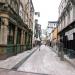 Caroline Street (Chip Alley) in Cardiff city
