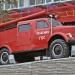 Пожарный автомобиль ГАЗ-63 ПМГ-19 на постаменте в городе Москва