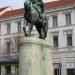 Equestrian Statue of János Hunyadi in Pécs city