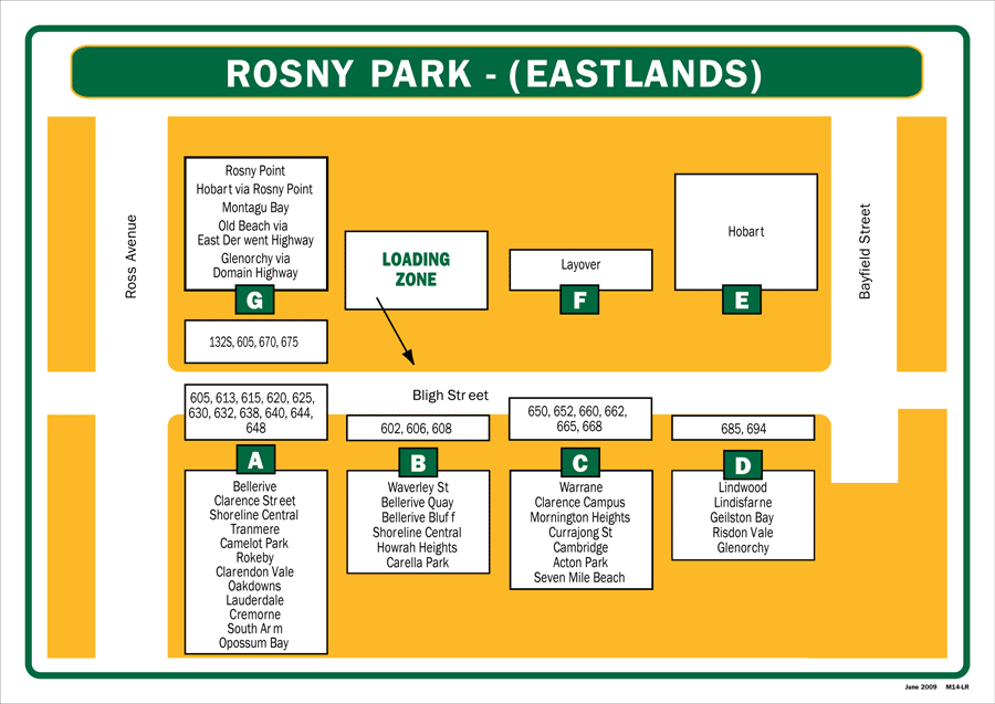 Rosny Park Transit Mall Hobart
