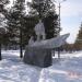 Памятник В. А. Русанову в городе Печора