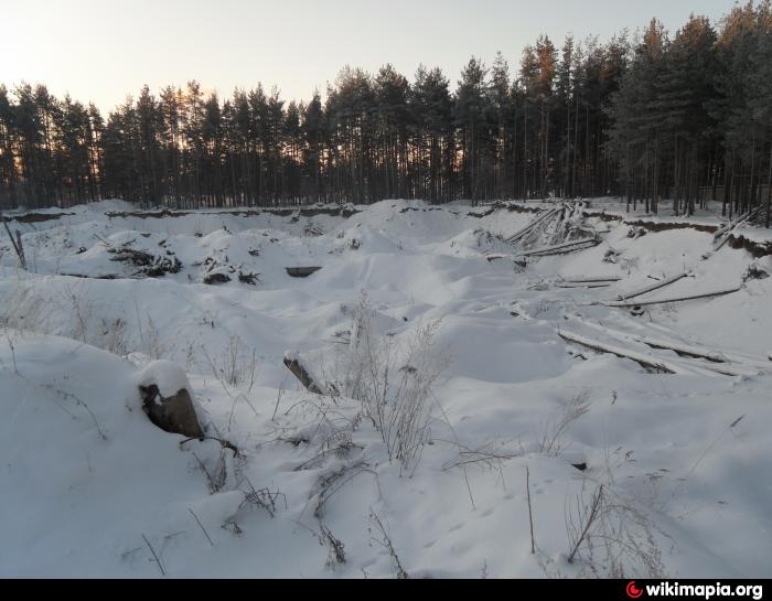 Former quarry Saint Petersburg
