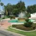 Electric Fountain in Los Angeles, California city