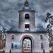 Строящаяся колокольня церкви в городе Украинка