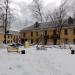 Снесённый квартал старых двухэтажных домов в городе Москва