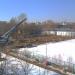 Заброшенная хоккейная коробка при стадионе «Динамо» в городе Москва