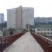 Закрытый пешеходный мост в городе Киев