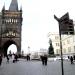 Tower at Staro Mesto end of Charles' Bridge in Prague city