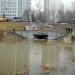 Пешеходный мост со смотровой площадкой через портал ливнёво-дренажного коллектора в городе Москва