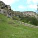 Travertine rocks, cave monastery