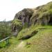 Travertine rocks, cave monastery