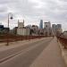 The Stone Arch Bridge in Minneapolis, Minnesota city