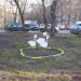 Клумба в городе Москва